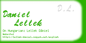 daniel lellek business card